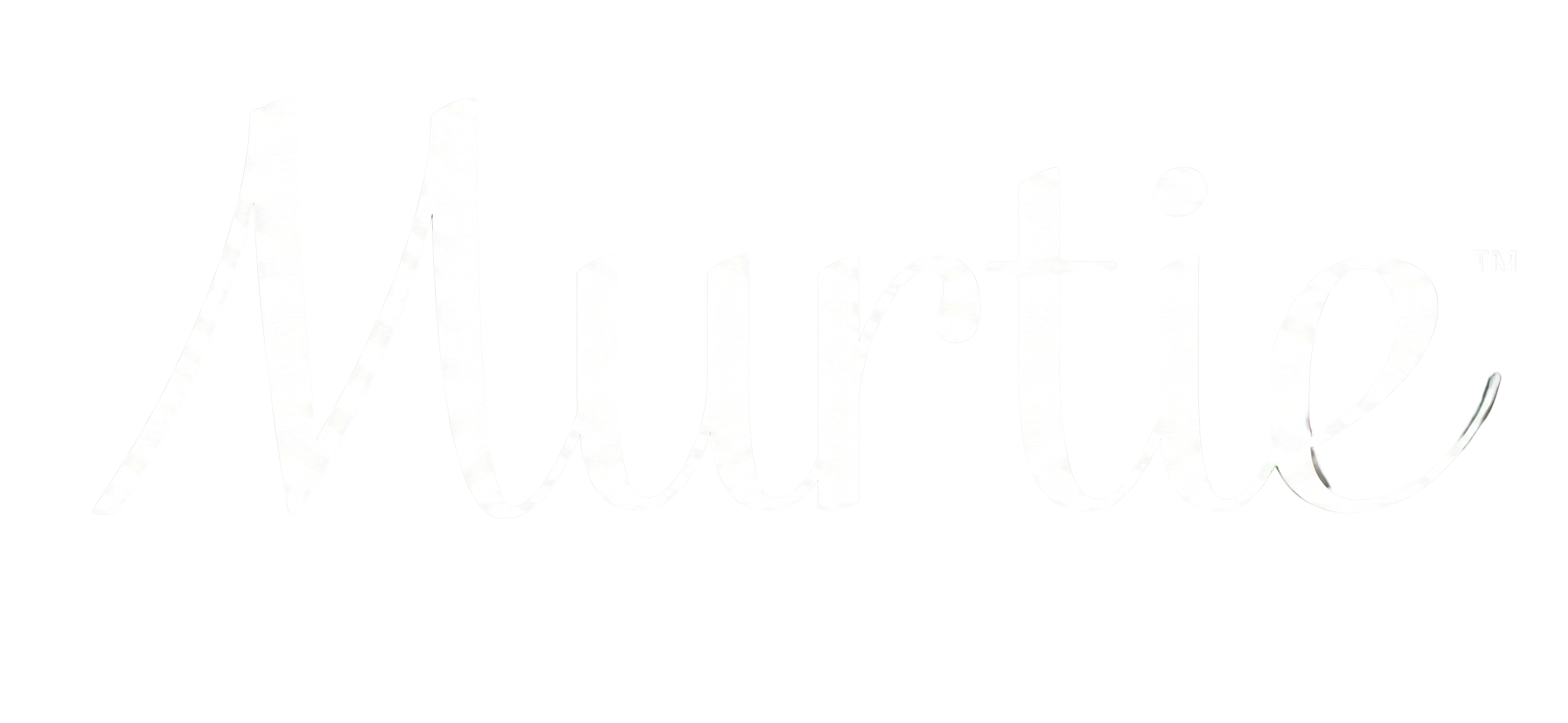 white Murtie logo